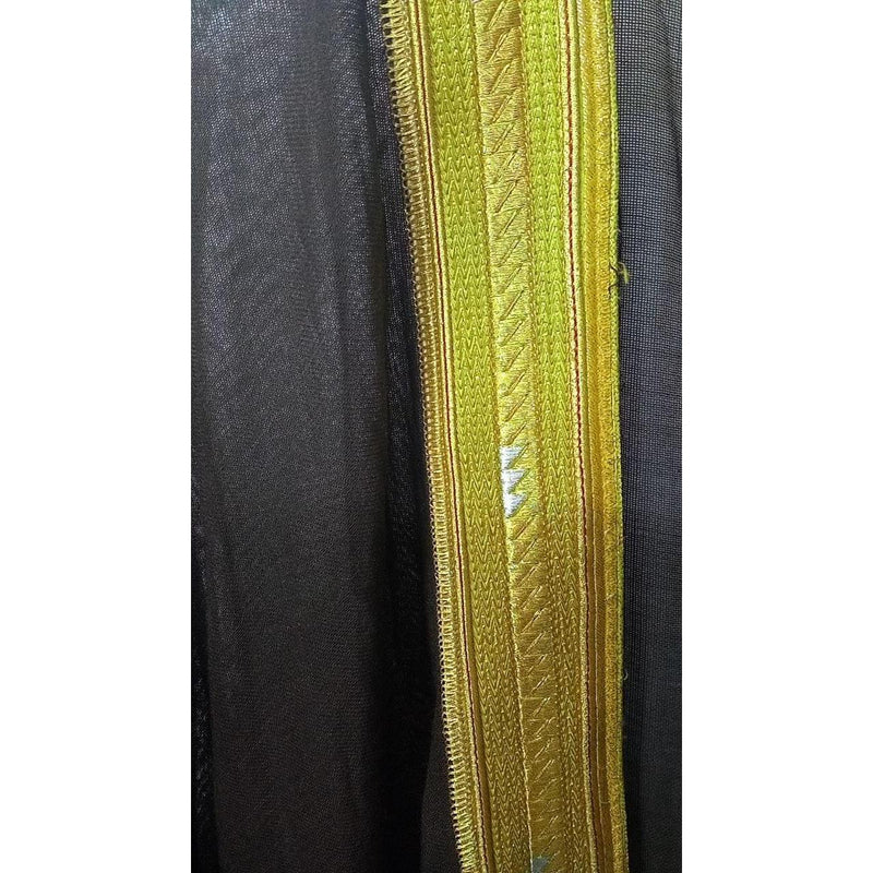Bisht Cloak Arab Dress Thobe Islam Robe Eid Kaftan Wedding Arabian Men