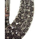 Kaba + 99 Names Allah in Crescent Silver Islam Ornament Hajj Eid Gift 22x16cm