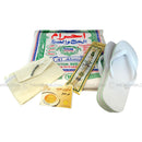 6pc Hajj Umrah Pack Kit Ihram Clothing Miswak Tasbih Slippers Belt Soap Adult