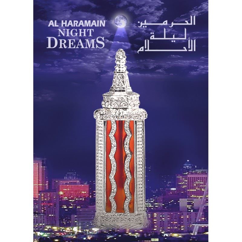 30ml Night Dreams Al Haramain Exotic Arabian Perfume Oil Attar Alcohol Free