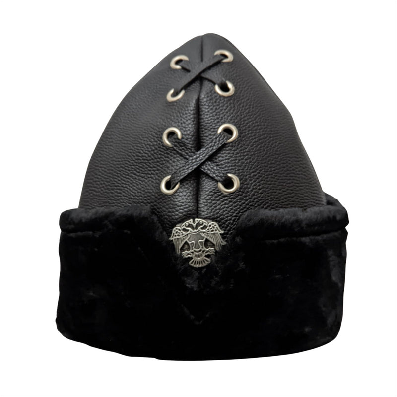 Dirilis Ertugrul Hat Men Boys Turkish Ottoman Bork Fur Black Brown